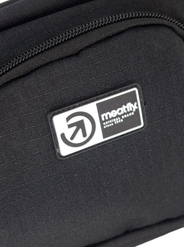 detail MEATFLY WALLY WAIST BAG ledvinka black ripstop