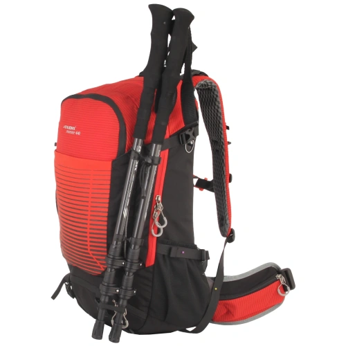 detail AXON MONSTER outdoorový batoh 44l červená