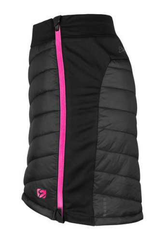 detail ETAPE ALASKA zateplená sukně černá/růžová