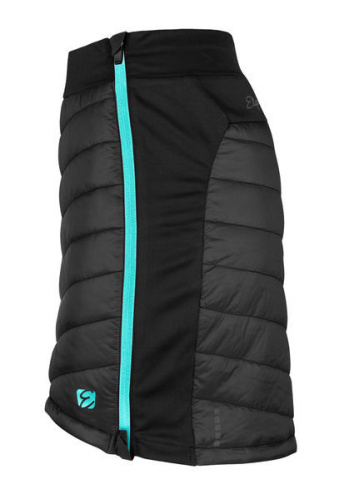 detail ETAPE ALASKA zateplená sukně černá/mint