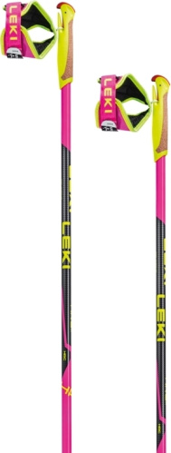 detail LEKI HRC JR běžecké hole neon pink/black/neon yellow 22/23