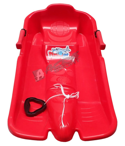 detail PLASTKON TURBOJET plastový bob 85cm červený