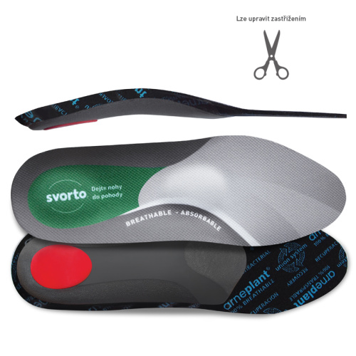 detail SVORTO 055 skelet antibacterial stélky do bot