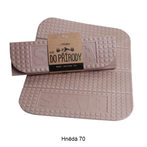 detail VYLEN SIT-IT skládací podsedák 70 hnědá