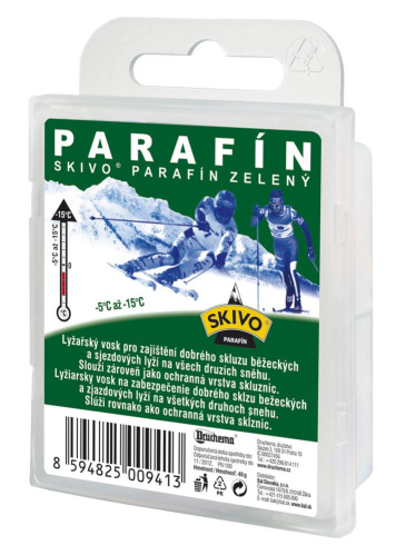 detail SKIVO parafín zelený - 5°C/ -15°C 40g