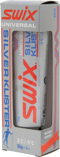 detail SWIX K21S klister silver universal 3°C/-5°C 55 g