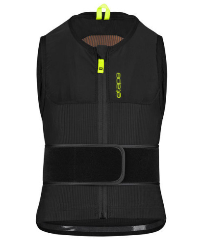 detail ETAPE BONE PRO dětský chránič páteře černá/žlutá fluo