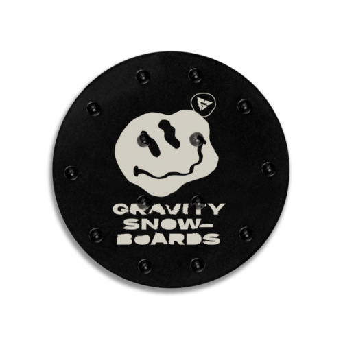 detail GRAVITY SMILE MAT black/stone snowboard grip
