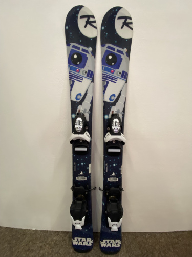 detail ROSSIGNOL STAR WARS BABY JR + LOOK TEAM 4 dětské sjezdové lyže modrá - BAZAR