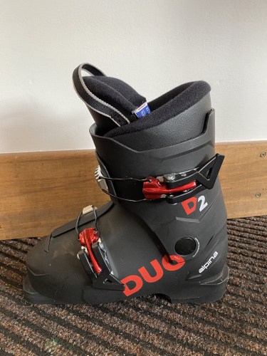 detail ALPINA DUO D2 dětské lyžařské boty černá/červená BAZAR