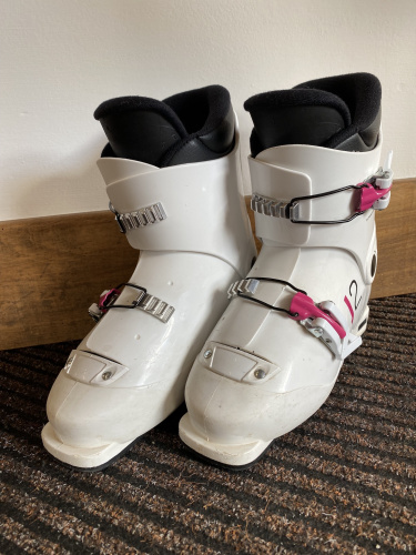 detail ALPINA J2 dětské lyžařské boty bílá/růžová BAZAR