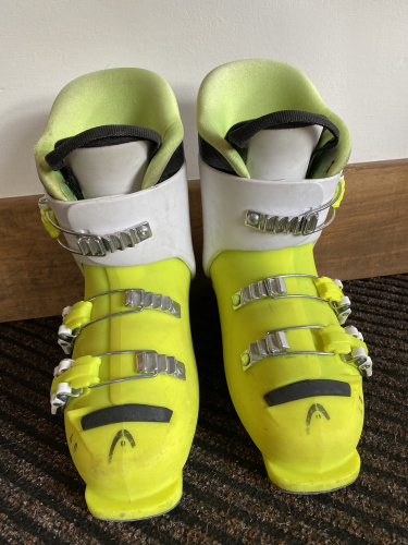 detail HEAD RAPTOR 40 dětské lyžařské boty žluté BAZAR