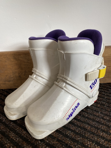 detail ALPINA 150 JR dětské lyžařské boty bílá BAZAR