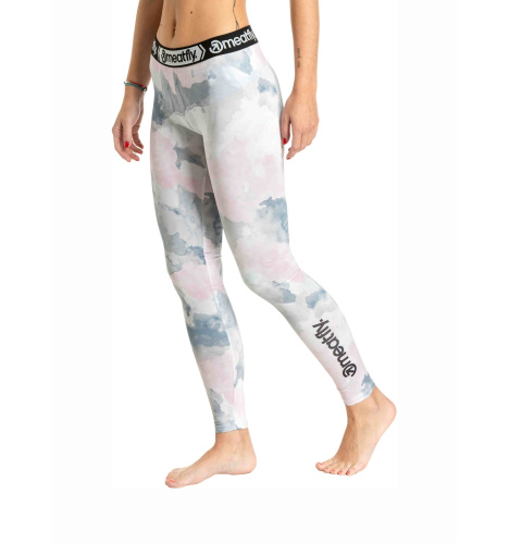 detail MEATFLY TARO TERMO PANTS dámské spodky clouds pink