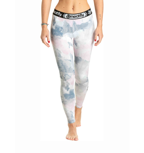 detail MEATFLY TARO TERMO PANTS dámské spodky clouds pink