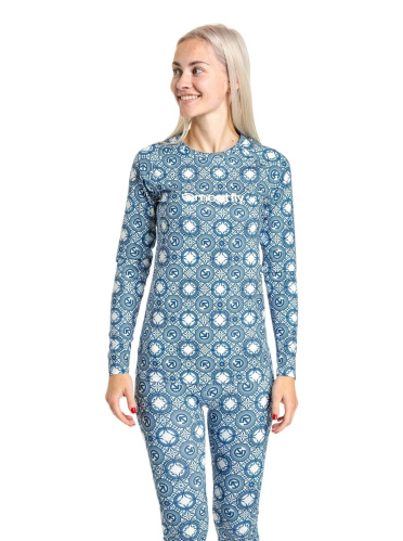 detail MEATFLY CAPA THERMO TOP mosaic blue