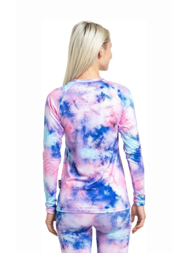 detail MEATFLY CAPA TERMO TOP dámské triko purple aquarel