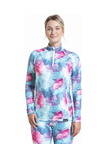 detail MEATFLY ESME dámské termo triko pink flowers