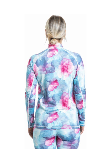 detail MEATFLY ESME dámské termo triko pink flowers