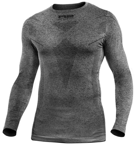 detail R2 BASE ATF001B pánské funkční triko šedá