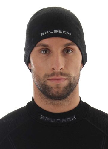 detail BRUBECK EXTREME MERINO HM10080 funkční čepice black