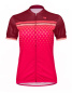 náhled ETAPE DIAMOND dámský cyklistický dres bordeaux/růžová