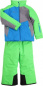 náhled STUF CHARLIE dětská zimní souprava kalhoty+bunda modrá/zelená