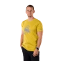 náhled NORTHFINDER BENED pánské tričko z organic cotton mustard