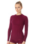 náhled BRUBECK LS12810 ACTIVE WOOL dámské funkční triko dlouhý rukáv plum