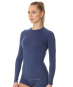 náhled BRUBECK LS12810 ACTIVE WOOL dámské funkční triko dlouhý rukáv jeans