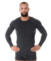 náhled BRUBECK ACTIVE WOOL LS12820 pánské funkční triko graphite