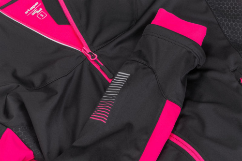 detail ETAPE FUTURA WS dámská bunda na běžky černá/růžová