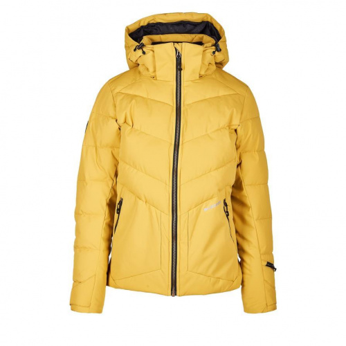 detail BLIZZARD VENETO W2W mustard yellow dámská lyžařská bunda
