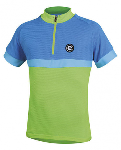 Dětský cyklistický dres ETAPE BAMBINO zelená/modrá