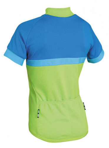 detail Dětský cyklistický dres ETAPE BAMBINO zelená/modrá