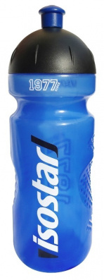 ISOSTAR 0,65l lahev na kolo modrá/černá sosák 1977