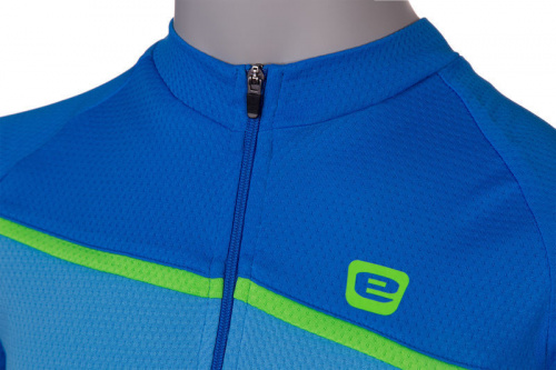 detail Dětský cyklistický dres ETAPE PEDDY zelená/modrá