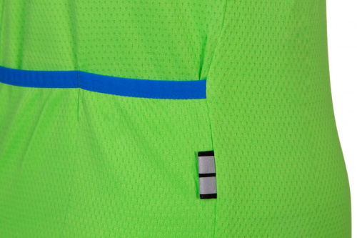 detail Dětský cyklistický dres ETAPE PEDDY zelená/modrá