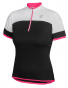 náhled ETAPE CLARA dámský cyklistický dres černá/růžová