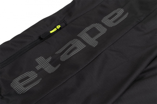 detail ETAPE COMFORT pánský dres na kolo černá/žlutá fluo