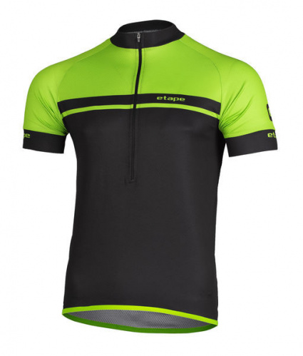 ETAPE DREAM pánský cyklistický dres černá/zelená