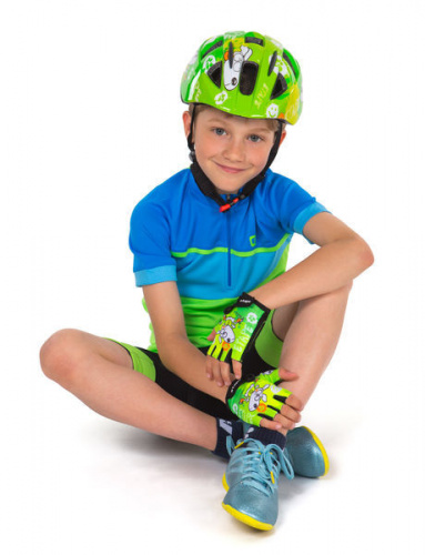 detail Dětské cykllistické rukavice ETAPE TINY zelená