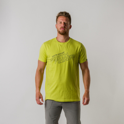 NORTHFINDER GUIDO TR-3828SP pánské tričko s piktogramem green