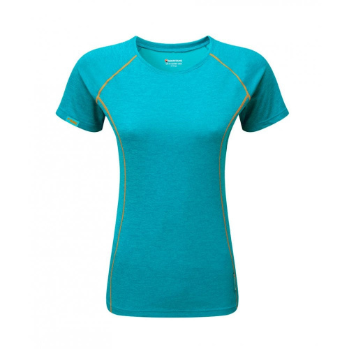detail Triko dámské MONTANE Women's BMC Dart T-Shirt Limited Edition blue ridge