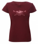 náhled 2117 OF SWEDEN APELVIKEN dámské tričko s krátkým rukávem wine red