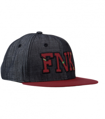FINMARK FNKC861 kšiltovka dětská šedá/červená