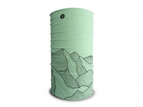 detail BOSA MOUNTAIN GREEN multifunkční šátek
