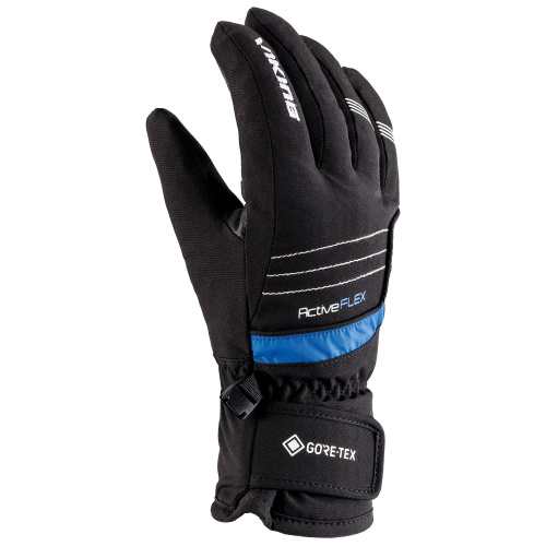 detail VIKING HELIX GTX dětské lyžařské rukavice černá/modrá