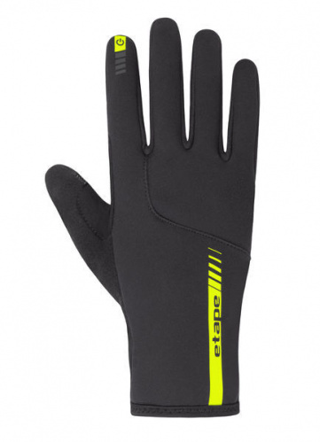 ETAPE LAKE 2.0 WS+ unisex rukavice na běžky černá/žlutá fluo