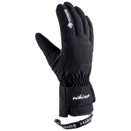 detail VIKING SHERPA GTX dámské lyžařské rukavice černé